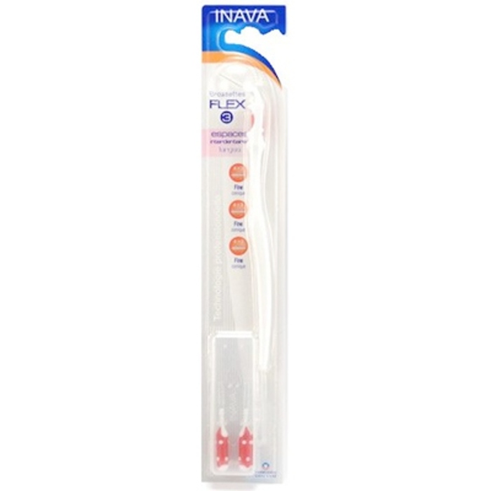 Photo de Flex 3 brossettes interdentaires x3 Inava Flex 3 brossettes interdentaires x3 Inava-206306