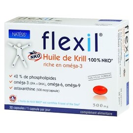 Flexil, huile de Krill - 30 capsules - divers - Natésis -140069