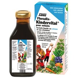 Floradix kindervital - 250.0 ml - Toniques aux plantes sans alcooll - Salus Multivitamines + calcium + vitamine D.-120544