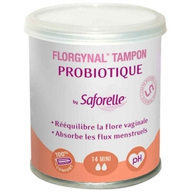 FLORGYNAL Tampons Probiotiques Mini x14 - 14.0 unites - Saforelle -112561