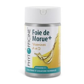 Foie de Morue+ - 60 capsules d'origine marine - divers - Phytofficine -189736