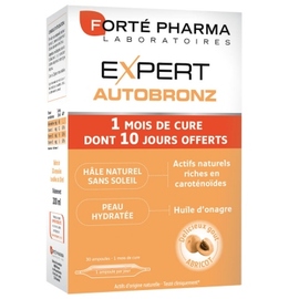 Forte pharma expert autobronz - 30 ampoules - forté pharma -148401