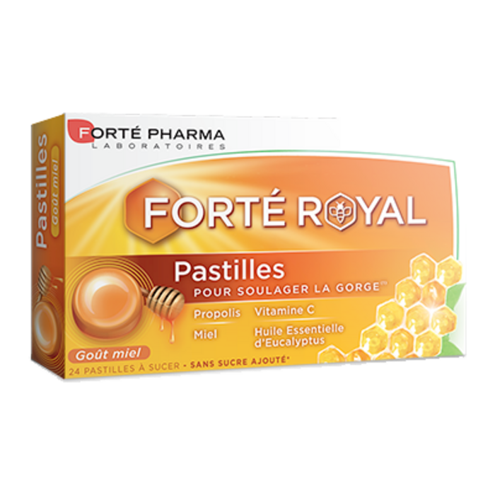 Photo de Forte pharma forté royal miel 24 pastilles Forté pharma Forte pharma forté royal miel 24 pastilles Forté pharma-226290