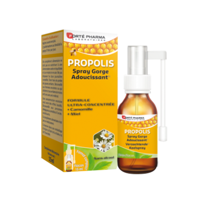 Photo de Forte pharma propolis spray gorge adoucissant 15ml Forté pharma Forte pharma propolis spray gorge adoucissant 15ml Forté pharma-215340