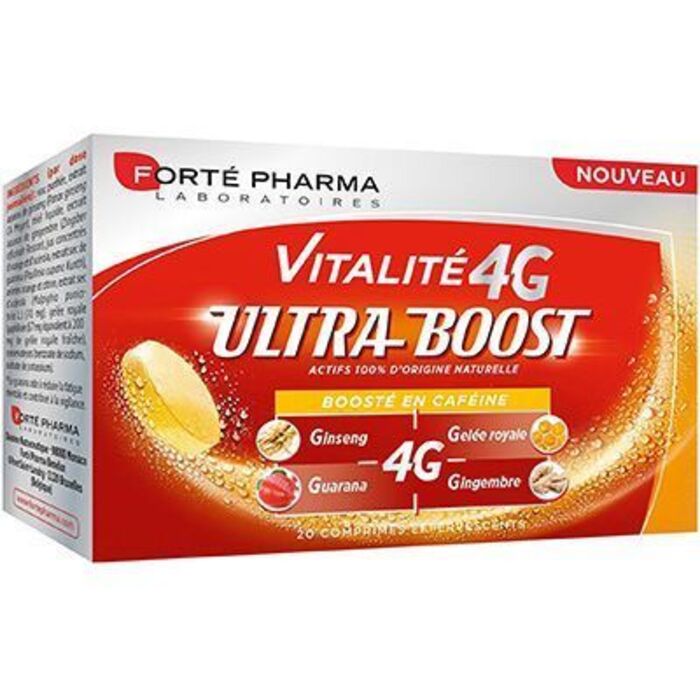Photo de Forte pharma vitalité 4g ultra boost 20 comprimés effervescents Forté pharma Forte pharma vitalité 4g ultra boost 20 comprimés effervescents Forté pharma-221076