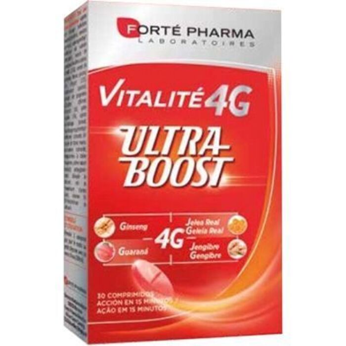 Photo de Forte pharma vitalité 4g ultra boost 30 comprimés Forté pharma Forte pharma vitalité 4g ultra boost 30 comprimés Forté pharma-222430