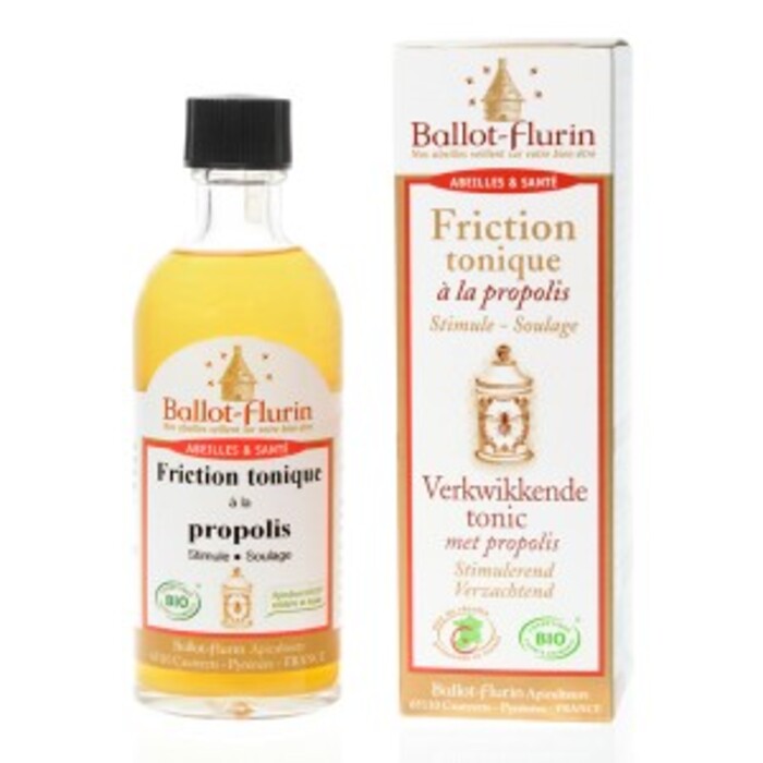 Photo de Friction tonique à la propolis bio - flacon 100 ml Ballot flurin Friction tonique à la propolis bio - flacon 100 ml Ballot flurin-188794