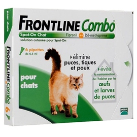Frontline combo chat - 6 pipettes - merial -144222