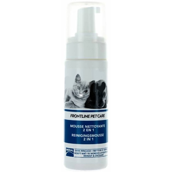 Photo de Frontline pet care mousse nettoyante 2en1 - 150ml Merial Frontline pet care mousse nettoyante 2en1 - 150ml Merial-205231
