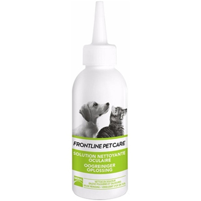 Photo de Frontline pet care solution nettoyante oculaire - 125ml Merial Frontline pet care solution nettoyante oculaire - 125ml Merial-206159