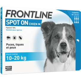 Frontline spot-on chien m 6 pipettes - merial -212091