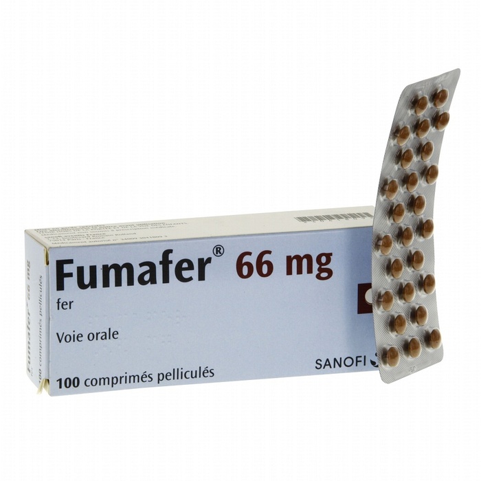 Photo de Fumafer 66mg - 100 comprimés Sanofi Fumafer 66mg - 100 comprimés Sanofi-193975