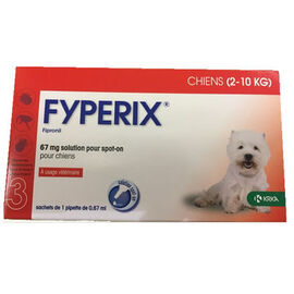 Fyperix chiens 2-10kg 3 pipettes - krka -216296