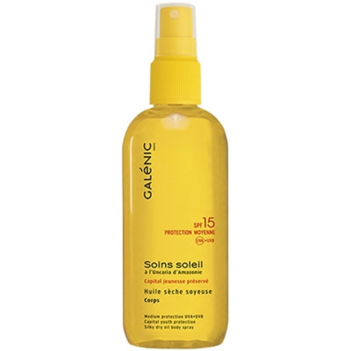 Photo de Galenic soins soleil spray huile sèche soyeuse sfp15 Galénic Galenic soins soleil spray huile sèche soyeuse sfp15 Galénic-81410