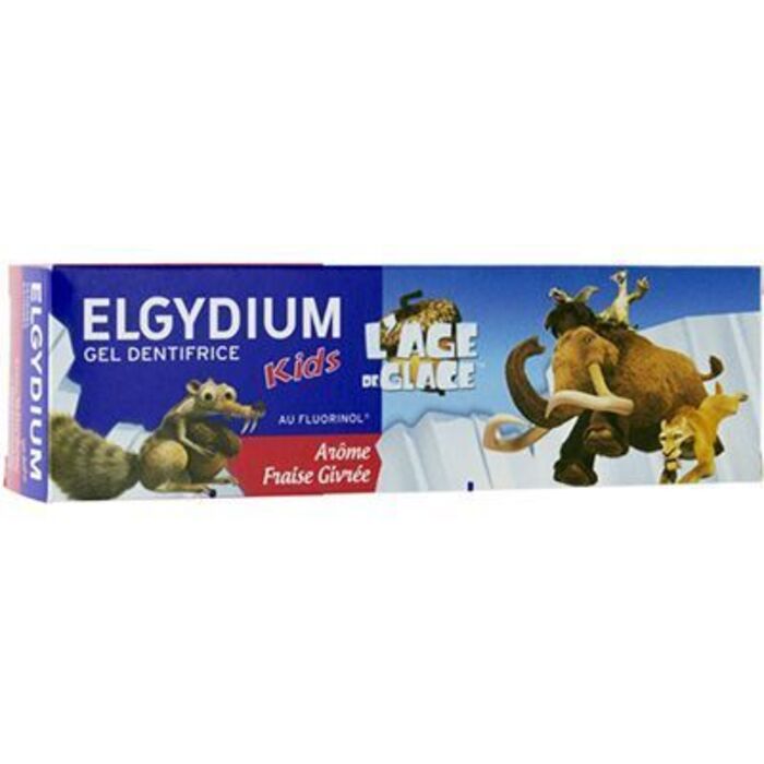 Photo de Gel dentifrice kids âge de glace 2/6 ans arôme fraise givrée 50ml Elgydium Gel dentifrice kids âge de glace 2/6 ans arôme fraise givrée 50ml Elgydium-221243