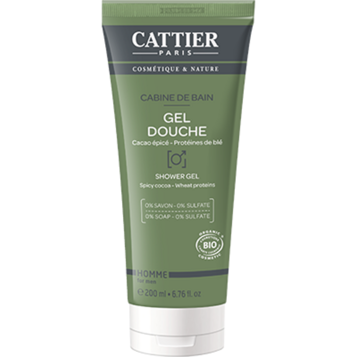 Photo de Gel douche homme cabine de bain bio Cattier Gel douche homme cabine de bain bio Cattier-103886