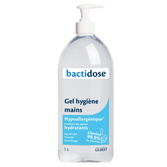 Photo de Gel hydroalcool ss parf fl/1l Bactidose Gel hydroalcool ss parf fl/1l Bactidose-216162