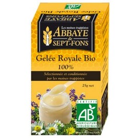 Gelée royale Bio - 25.0 g - Les produits de la ruche - Abbaye de Sept-Fons -122173