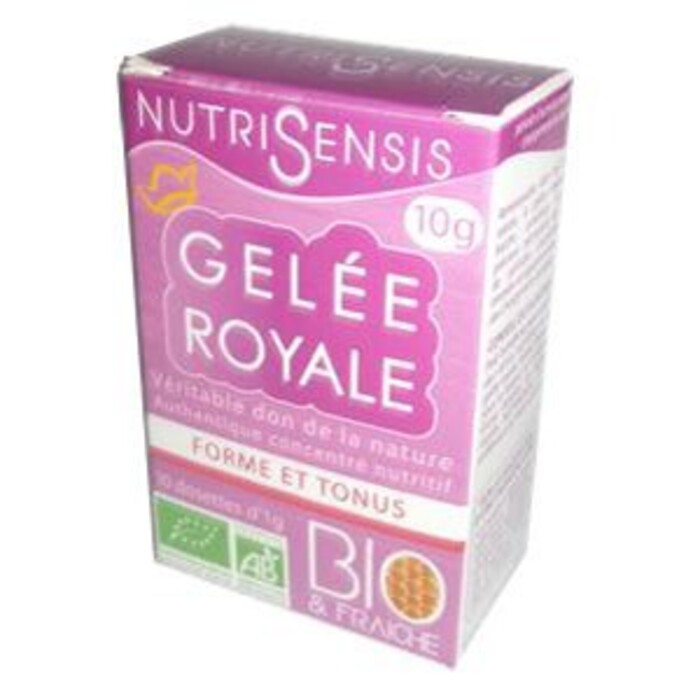 Photo de Gelée royale fraiche bio - 10 dosettes de 1 g Nutrisensis Gelée royale fraiche bio - 10 dosettes de 1 g Nutrisensis-137176