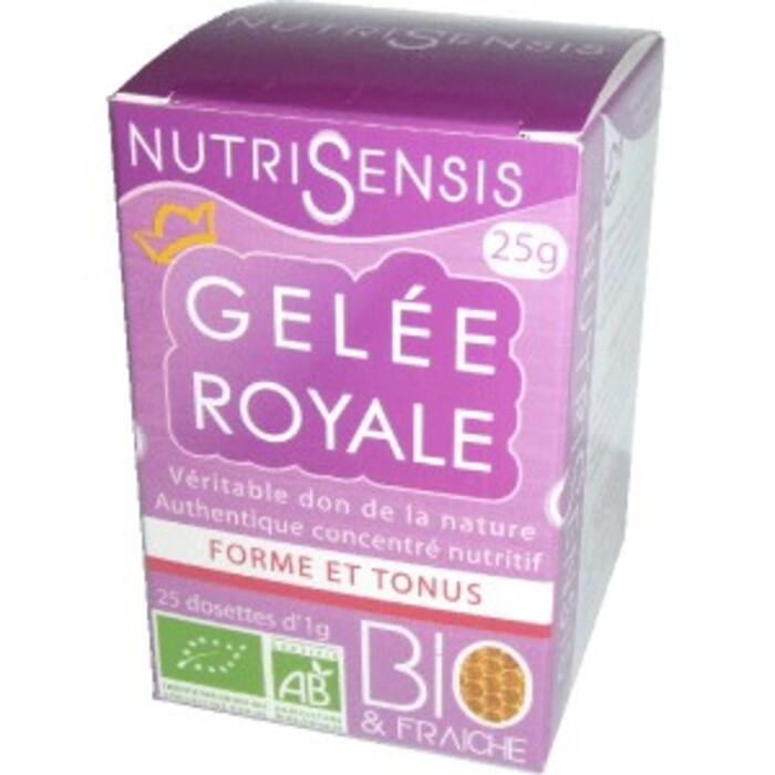 Photo de Gelée royale fraiche bio - 25 dosettes de 1 g Nutrisensis Gelée royale fraiche bio - 25 dosettes de 1 g Nutrisensis-137177