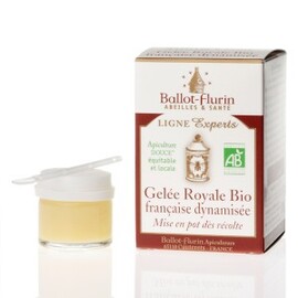 Gelée royale fraîche dynamisée bio - 10.0 g - Apithérapie pure - Ballot flurin Vitalité renforcée-11568