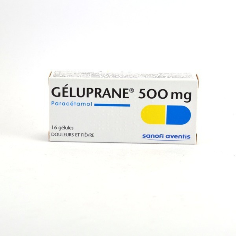 Photo de Geluprane 500mg - 16 gelules Sanofi Geluprane 500mg - 16 gelules Sanofi-192060