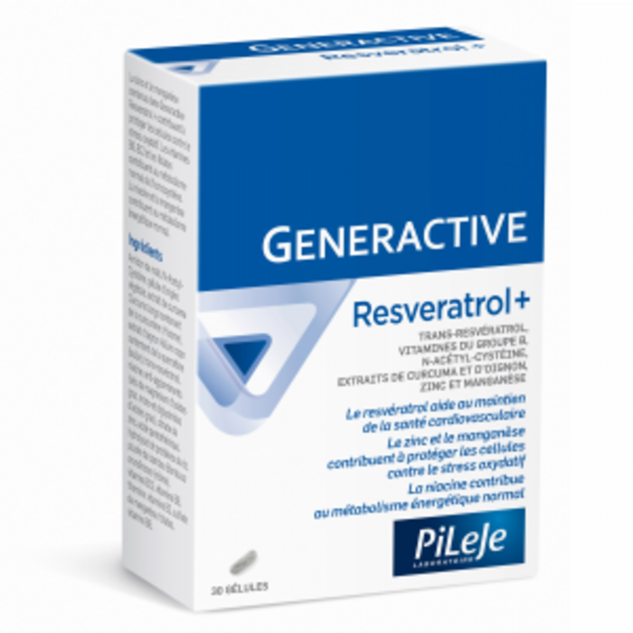 Photo de Generactive resveratrol + Pileje Generactive resveratrol + Pileje-195761