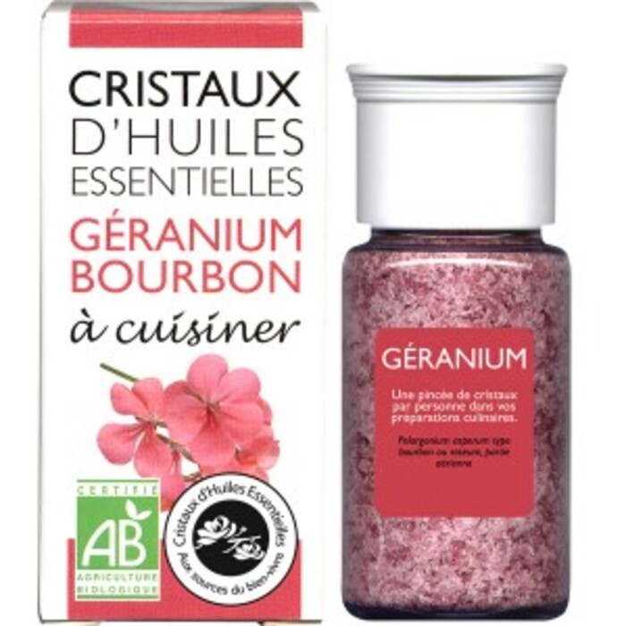 Photo de Géranium bourbon bio - flacon de 20 g Florisens Géranium bourbon bio - flacon de 20 g Florisens-135800