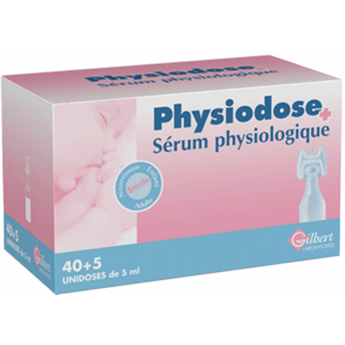 Photo de Gilbert physiodose sérum physiologique - 40x5ml Gilbert Gilbert physiodose sérum physiologique - 40x5ml Gilbert-220819