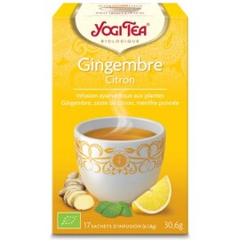 Gingembre citron BIO - 17 infusettes - divers - Yogi Tea -190034