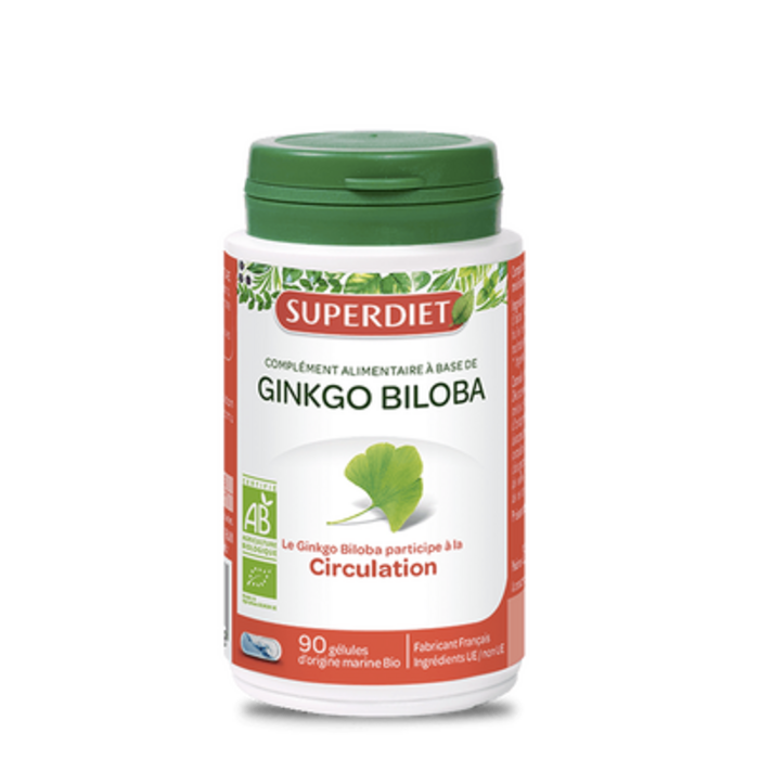 Ginkgo biloba bio - 90 gélules Super diet-11099