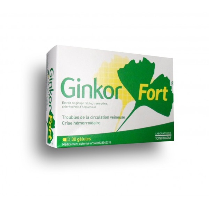 Photo de Ginkor fort - 30 gélules Laboratoires tonipharm Ginkor fort - 30 gélules Laboratoires tonipharm-206954