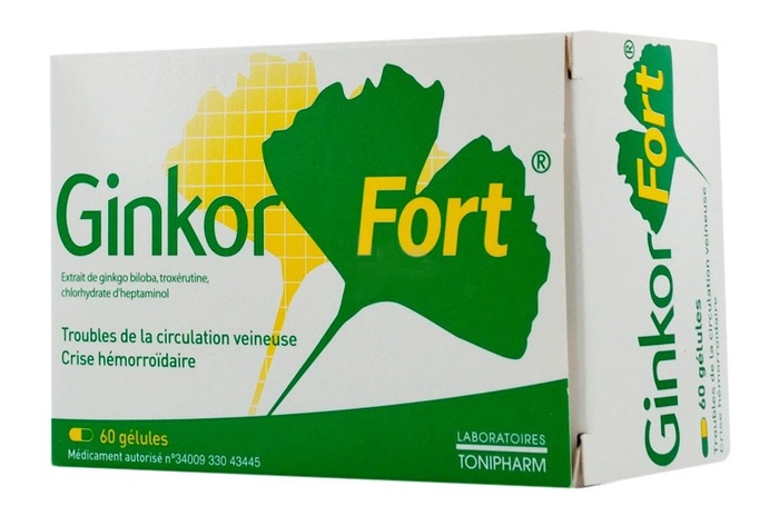 Photo de Ginkor fort - 60 gélules Laboratoires tonipharm Ginkor fort - 60 gélules Laboratoires tonipharm-192615