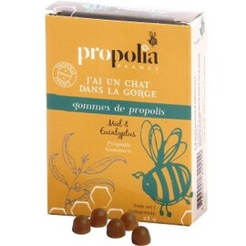 Gommes de propolis miel & eucalyptus - sachet 45 g - divers - propolia / apimab -137659