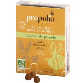 Gommes de propolis romarin & citron bio - sachet 45 g - divers - propolia / apimab -137662