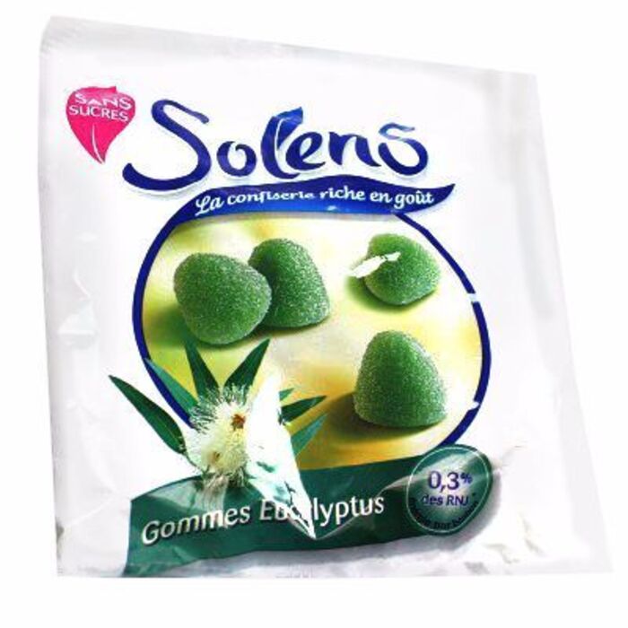 Photo de Gommes eucalyptus sans sucre 100g Solens Gommes eucalyptus sans sucre 100g Solens-117349