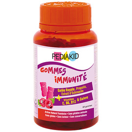 Gommes Immunité - 60 oursons - Pediakid -205883