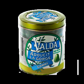 Gommes Menthe avec Sucre - 160.0 G - Valda -191096