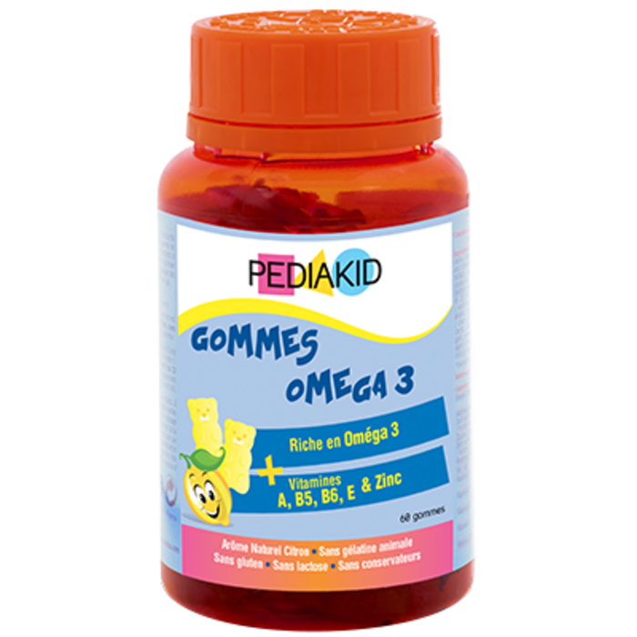 Photo de Gommes oméga 3 - 60 oursons Pediakid Gommes oméga 3 - 60 oursons Pediakid-205884