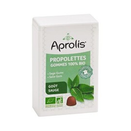 Gommes tendres bio propolettes propolis sauge - 50 g - divers - aprolis -133450