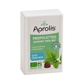 Gommes tendres propolettes propolis fraicheur bio - 50.0 g - hygiène et soin buccal - aprolis -14824