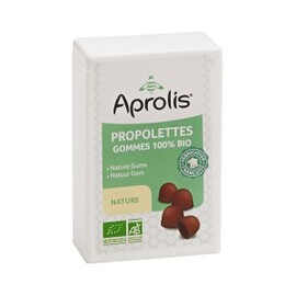 Gommes tendres propolettes propolis nature bio - 50.0 g - Hygiène et soin buccal - Aprolis -14823