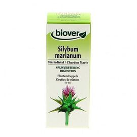 Gouttes de Plantes Chardon Marie Digestion - 50.0 ml - Gouttes de plantes - teintures mères - Biover Facilite la digestion-8991