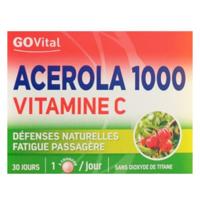 Photo de Govital acerola 1000 vitamine c Urgo Govital acerola 1000 vitamine c Urgo-201018