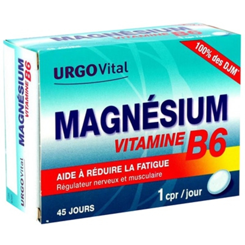 Prix d'Urgo Govital magnésium vitamine B6 boite de 45 comprimés