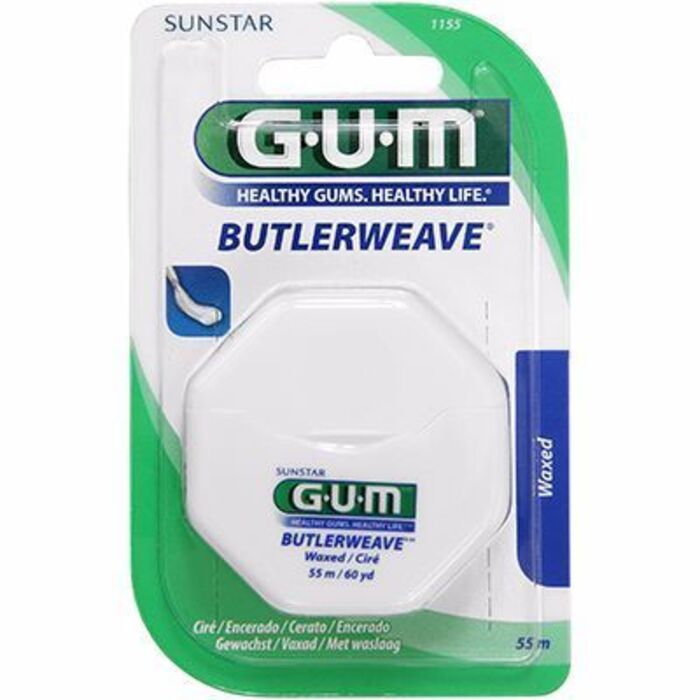 Photo de Gum 1155 butlerweave fil dentaire ciré 55m Gum Gum 1155 butlerweave fil dentaire ciré 55m Gum-190076