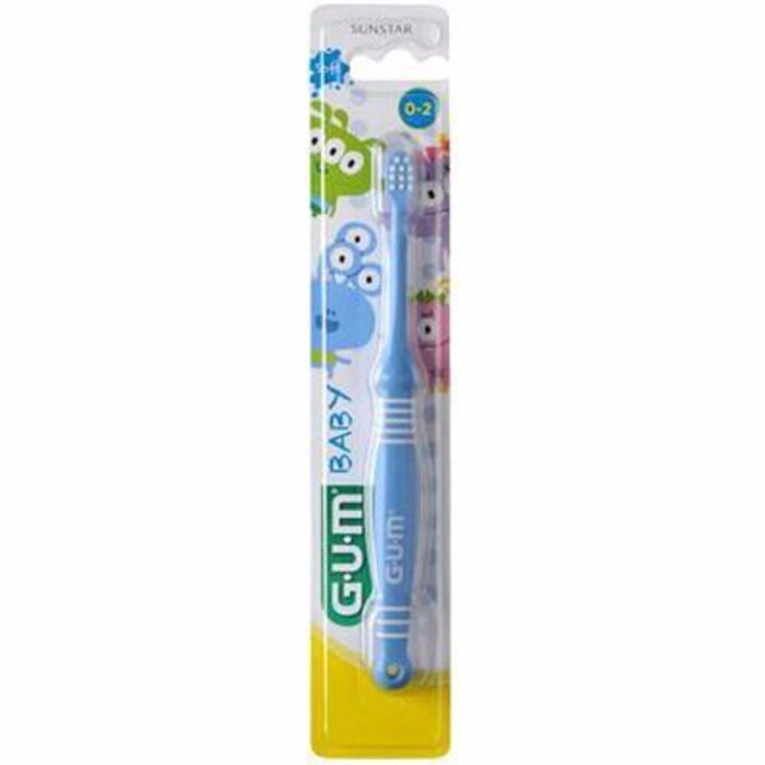 Photo de Gum 213 baby brosse à dents bébé 0-2ans bleue Gum Gum 213 baby brosse à dents bébé 0-2ans bleue Gum-199286