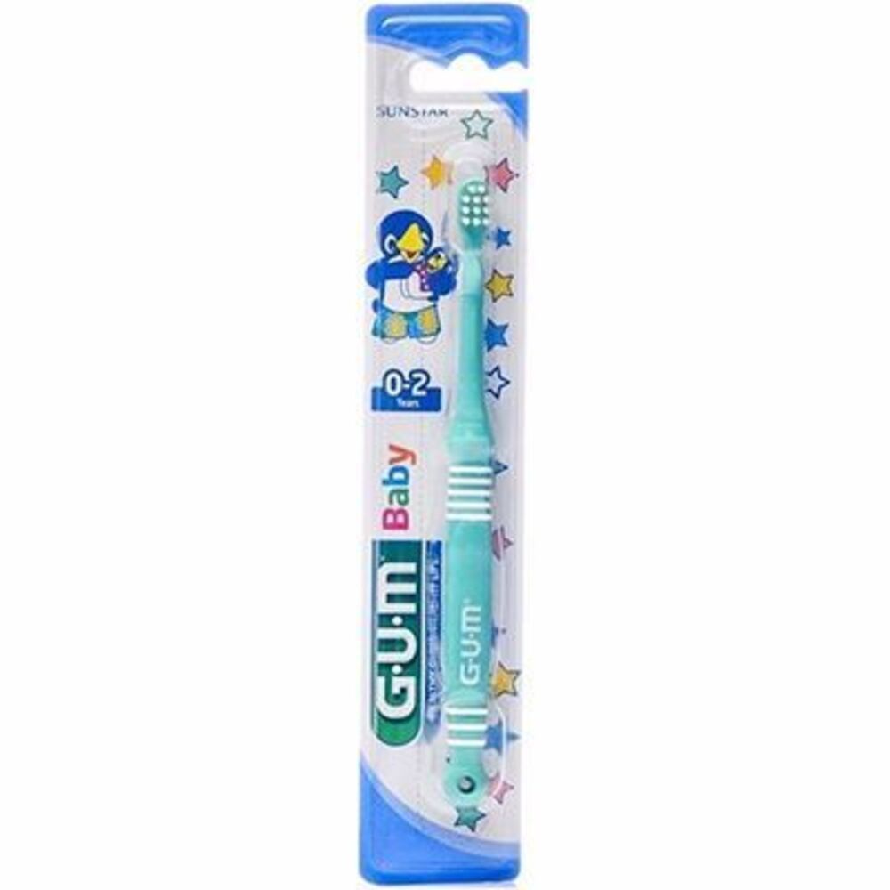 Photo de Gum 213 baby brosse à dents bébé 0-2ans verte Gum Gum 213 baby brosse à dents bébé 0-2ans verte Gum-216440