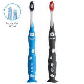 GUM Brosse à Dents Junior 7-9ans Ventousable Souple Garçon - GUM -216692