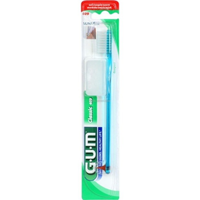 Photo de Gum classic brosse à dents compacte souple 409 Gum Gum classic brosse à dents compacte souple 409 Gum-212086